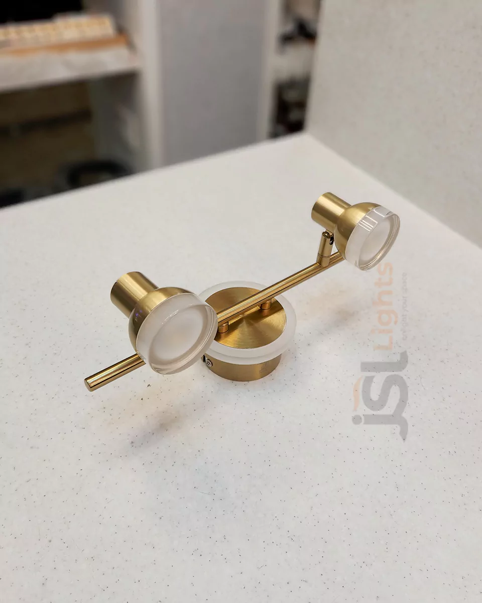 12W (10+2W) LX 987 Antique Brass Mirror Light Bathroom Wall Decorative Lamp Picture Light Vanity Light