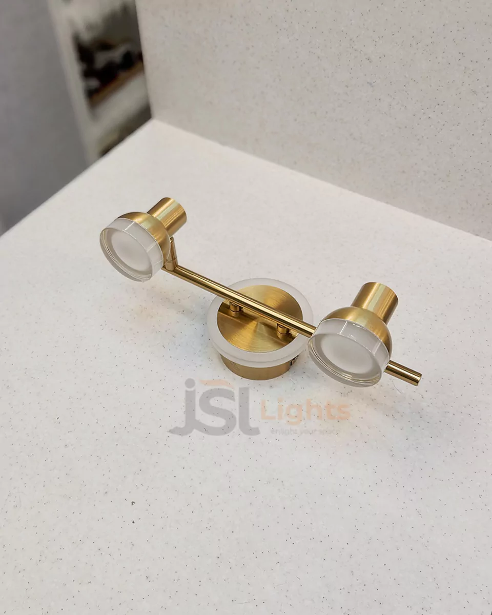 12W (10+2W) LX 987 Antique Brass Mirror Light Bathroom Wall Decorative Lamp Picture Light Vanity Light