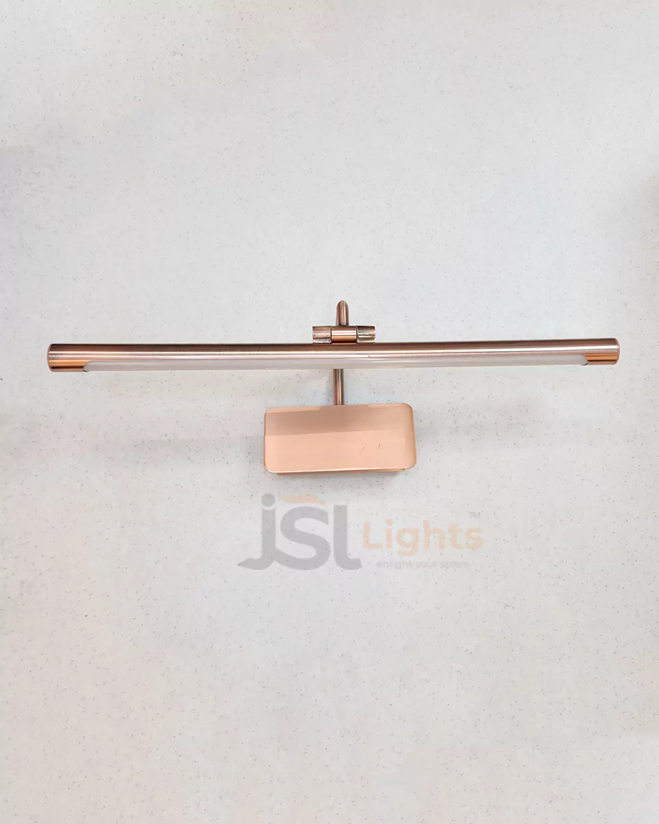 12W LX Copper 375 Curve Mirror Light Bathroom Wash Basin light Aluminium Body Picture Light