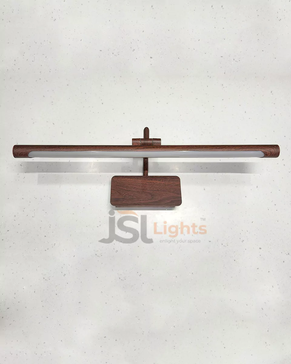 12W LX Wooden 375 Mirror Light Bathroom Wash Basin light Aluminium Body Picture Light