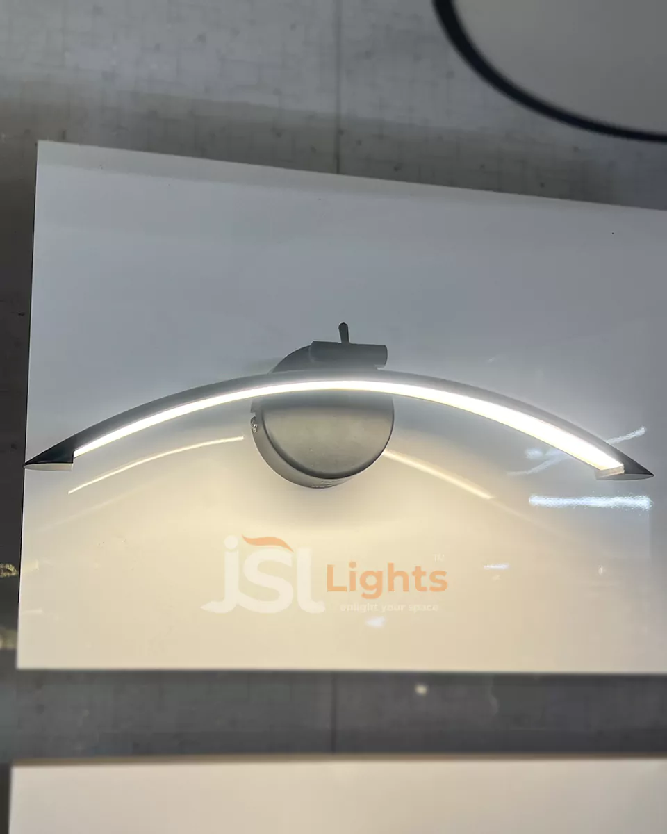 12W LX Black 876 Curve Mirror Light Bathroom Wash Basin light Aluminium Body Picture Light