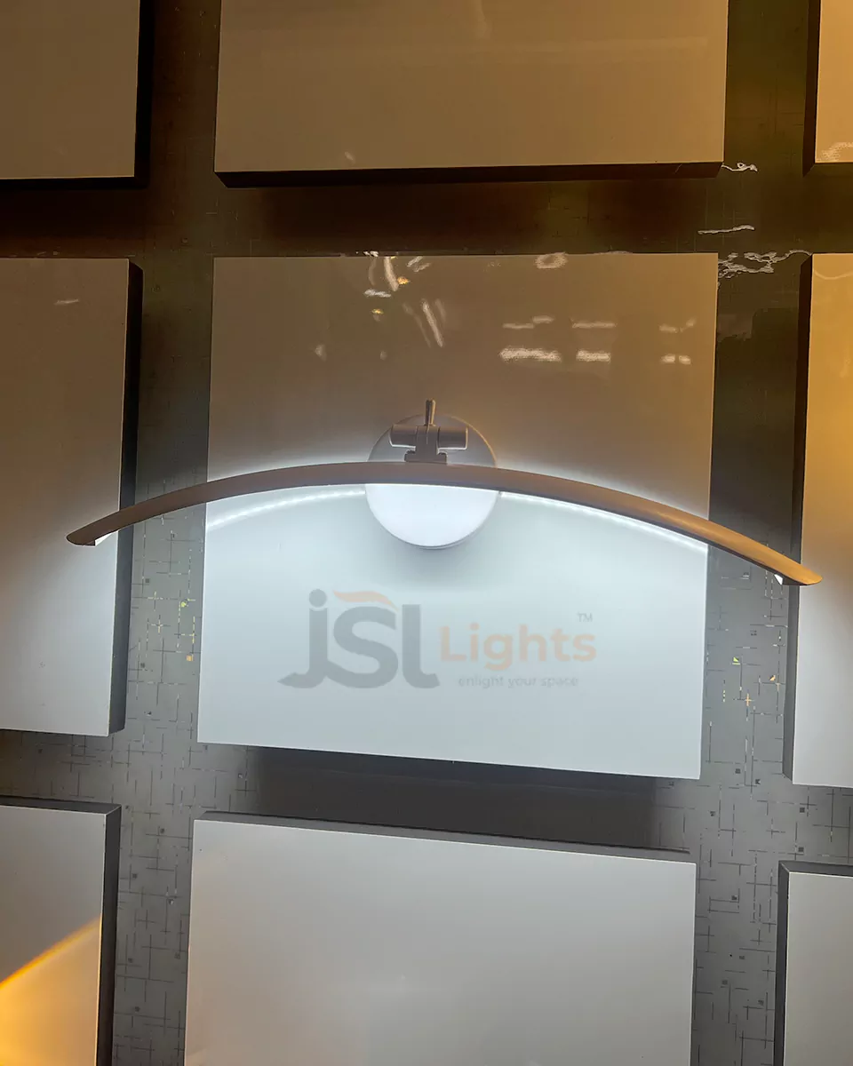 12W LX White 876 Curve Mirror Light Bathroom Wash Basin light Aluminium Body Picture Light