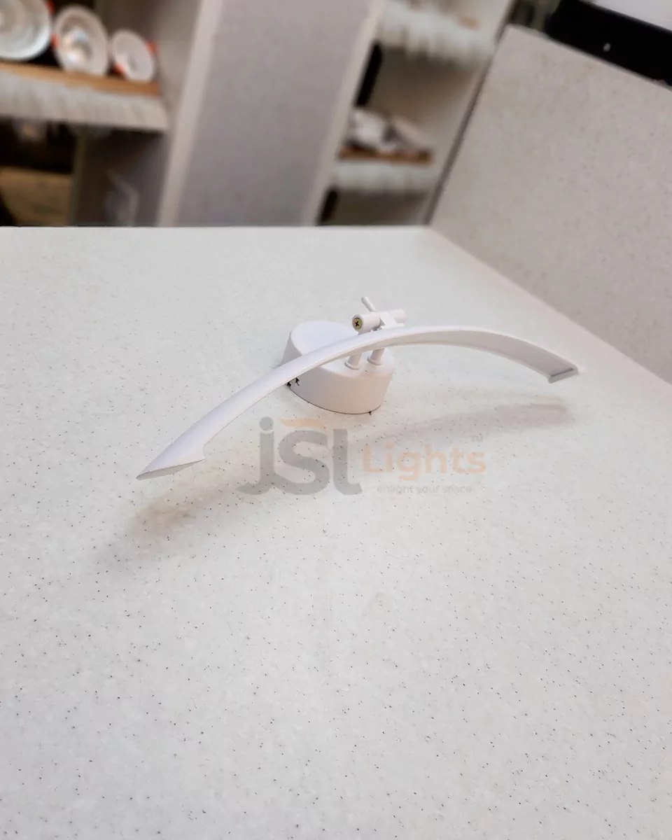 12W LX White 876 Curve Mirror Light Bathroom Wash Basin light Aluminium Body Picture Light
