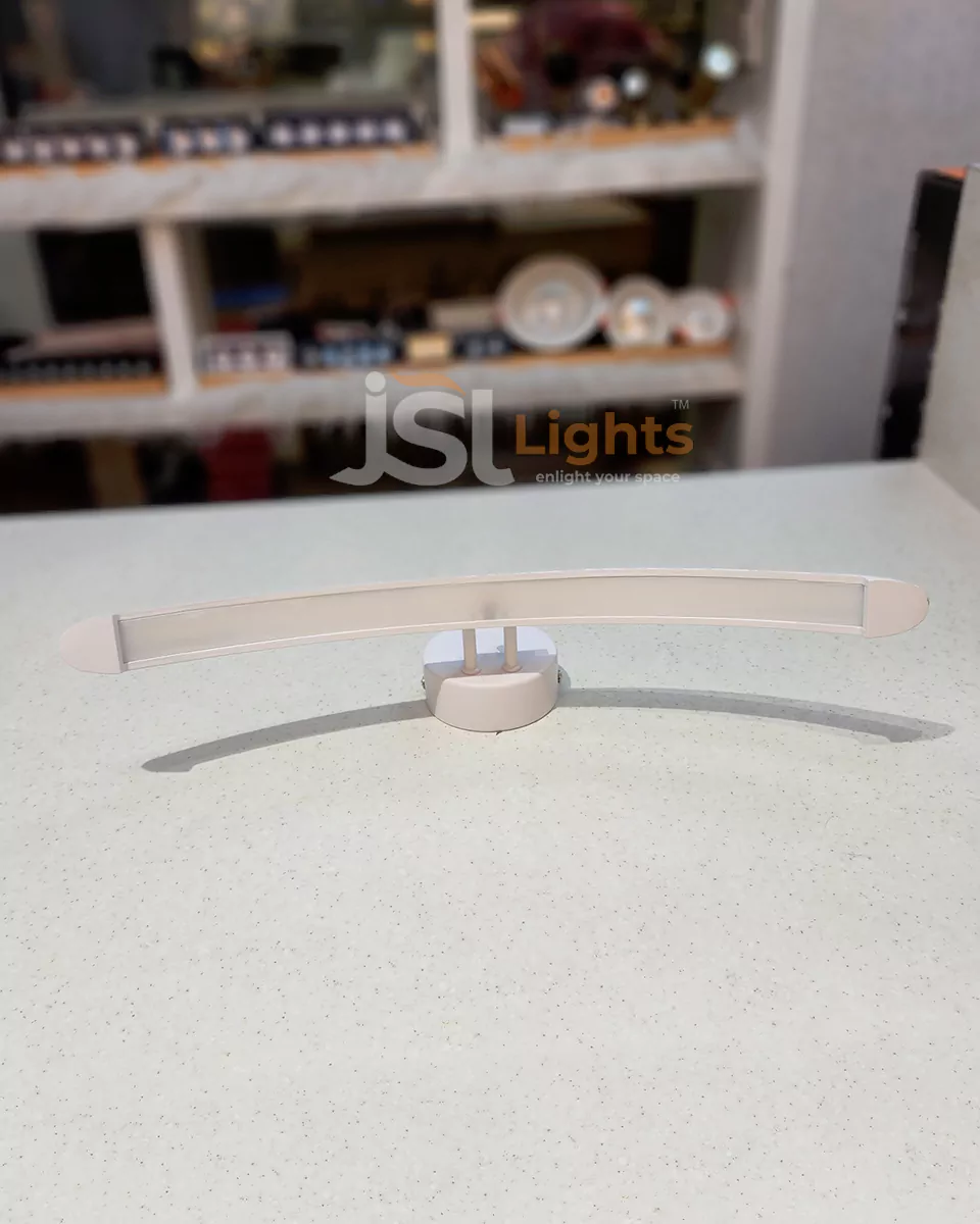 12W LX White 876 Curve Mirror Light Bathroom Wash Basin light Aluminium Body Picture Light