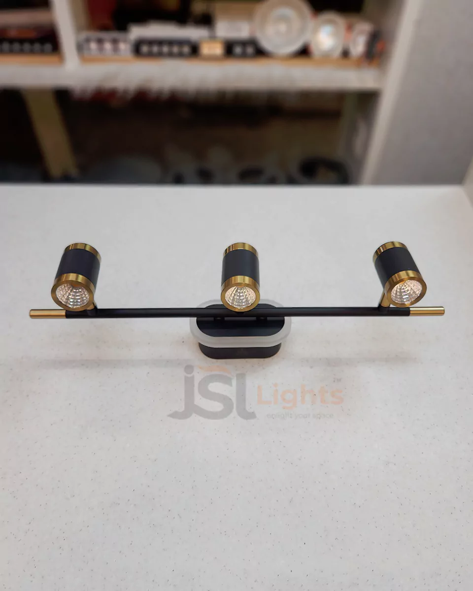 17W LX 087 Black RoseGold Wall Mirror Light Spotlight Aluminium Body Picture Light