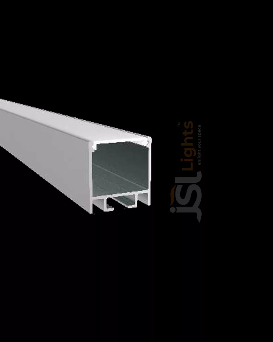 26*26mm Surface Aluminium Profile Light Channel 2626 Surface Profile with White Diffuser for LED Strip Lighting