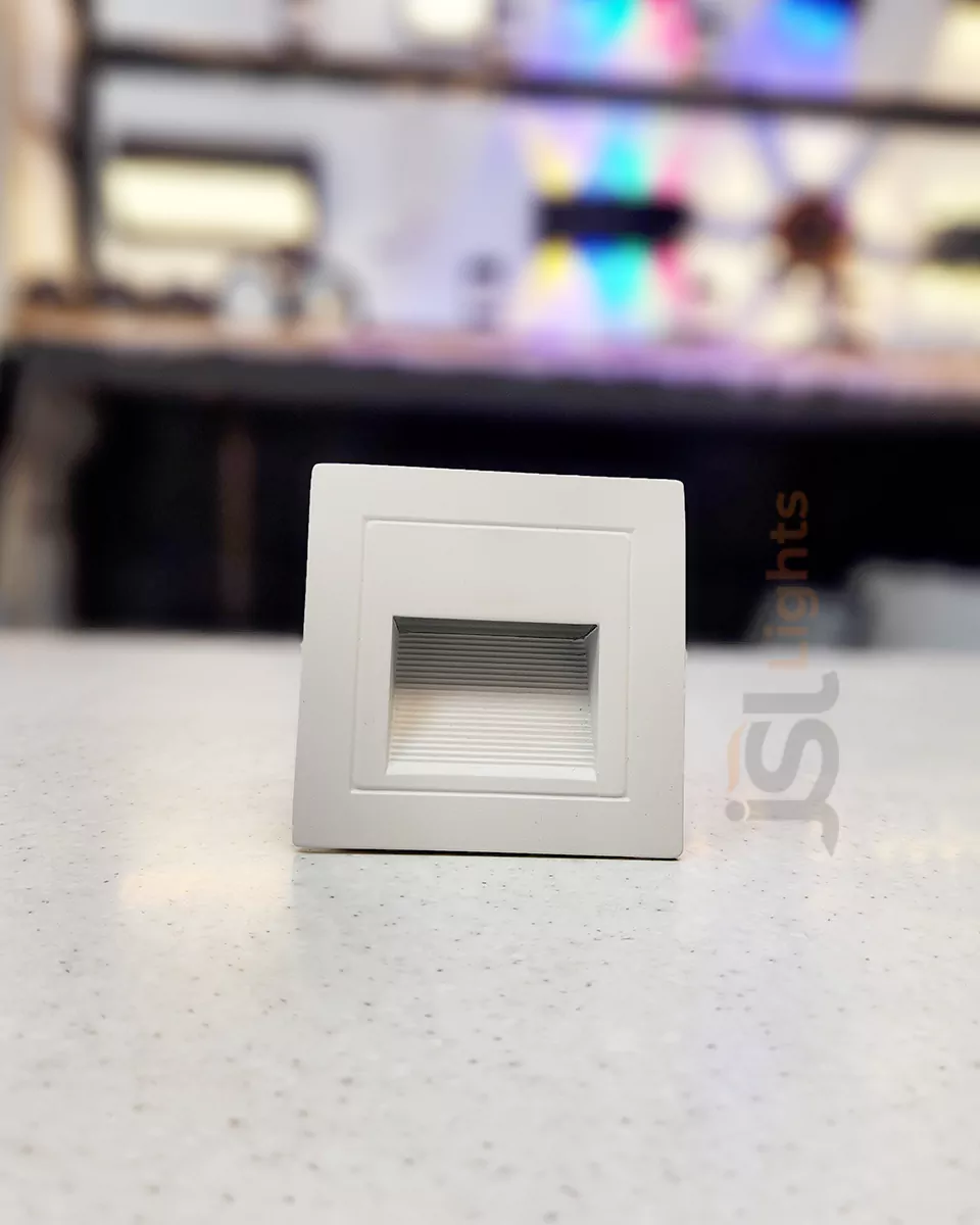 3W LX White Outdoor Foot Light 525 Aluminium Body Stair Light Weather Proof Light IP54