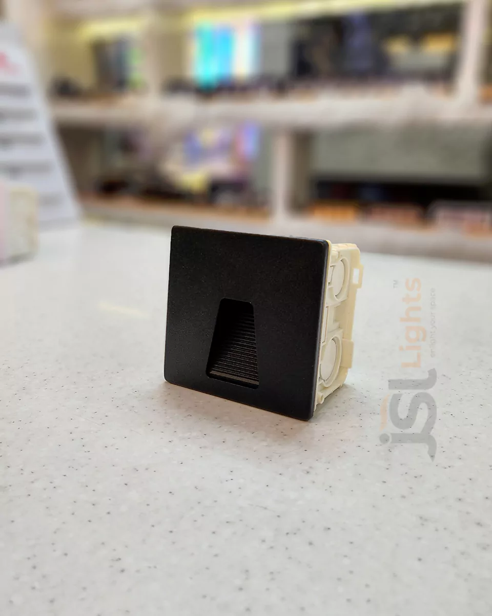 3W LX Square Black Foot Light 626A Aluminium Body Stair Light Weather Proof Light IP54