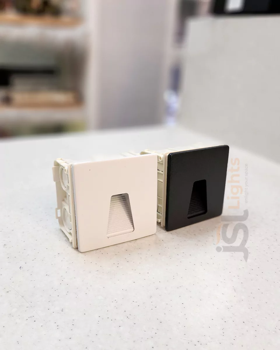 3W LX Square White Foot Light 626A Aluminium Body Stair Light Weather Proof Light IP54