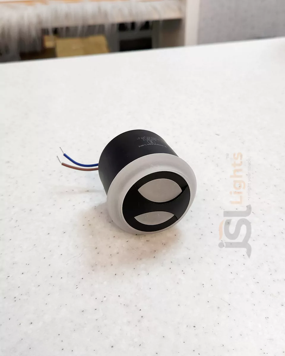 3W LX 725 Round Black Foot Light Aluminium Body Weather Proof Stair Light IP54