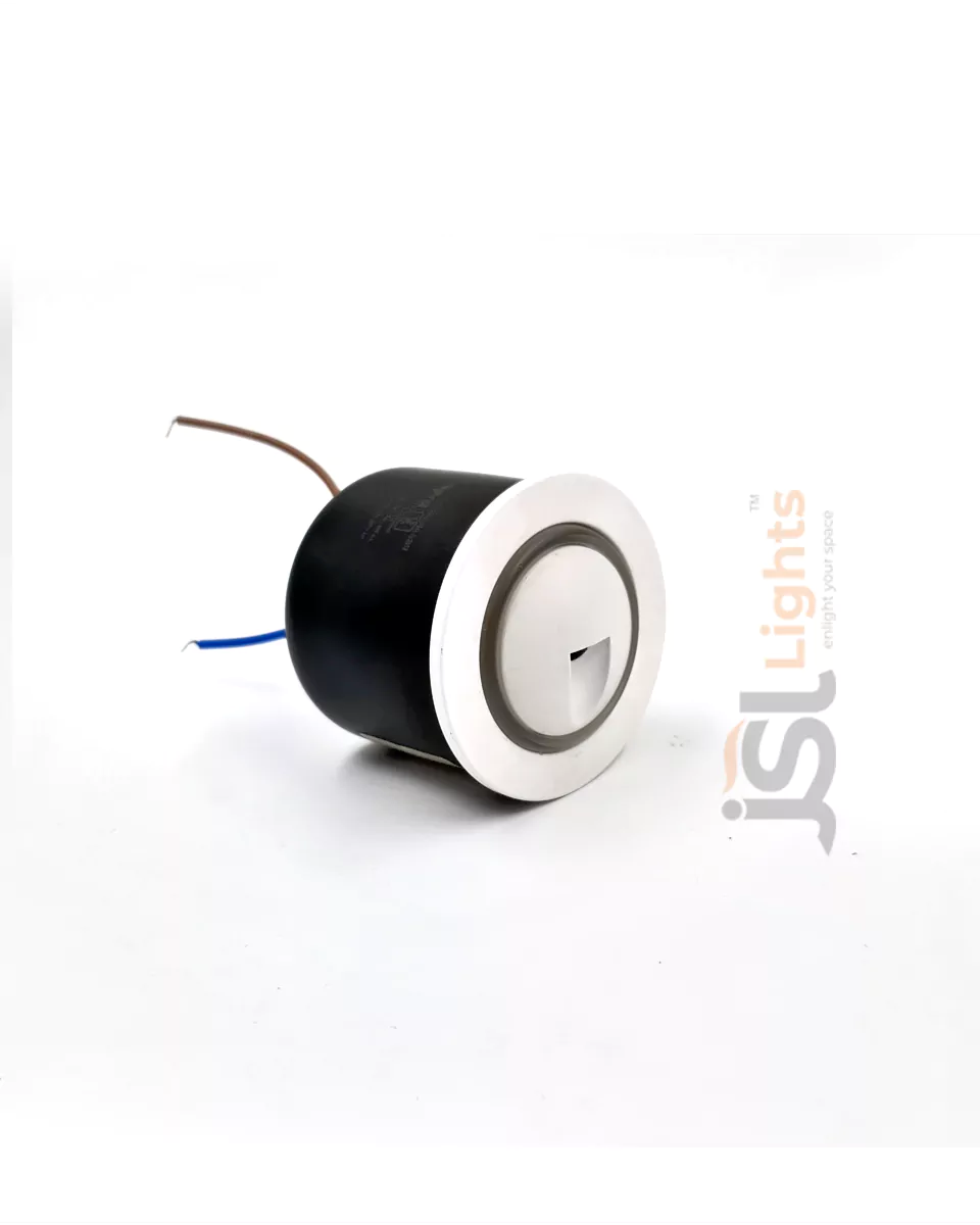 3W LX Round White Foot Light 426 Aluminium Body Stair Light Weather Proof Light IP54