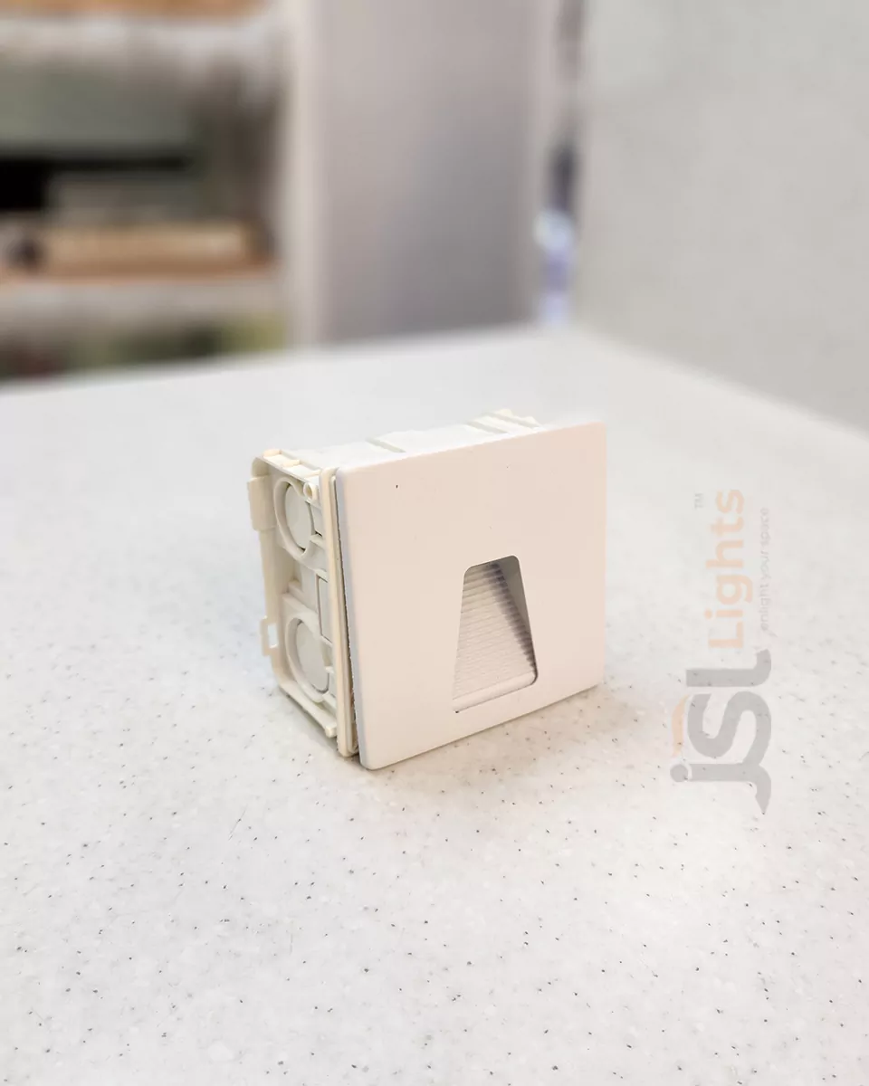 3W LX Square White Foot Light 626A Aluminium Body Stair Light Weather Proof Light IP54