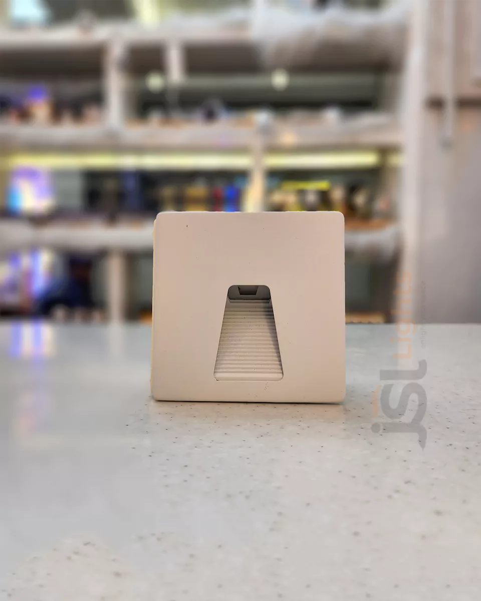 3W LX Square White Foot Light 626A Aluminium Body Stair Light Weather Proof Light IP54