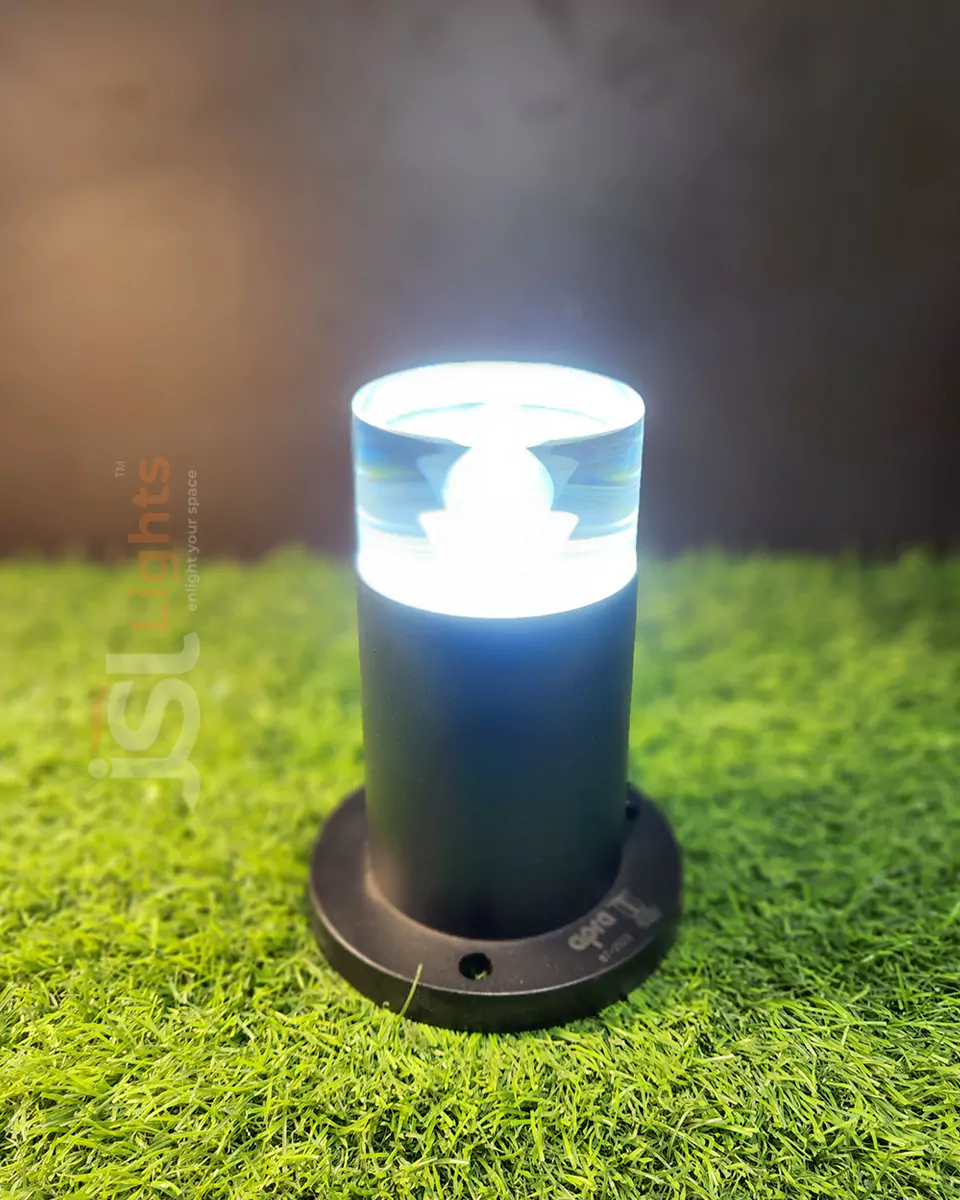 7" Apra Color Changing Gate Light 1038 for Outdoor Pillars 5W Gate Lamp Aluminium Body 3CCT Pillar Post Light 6000K