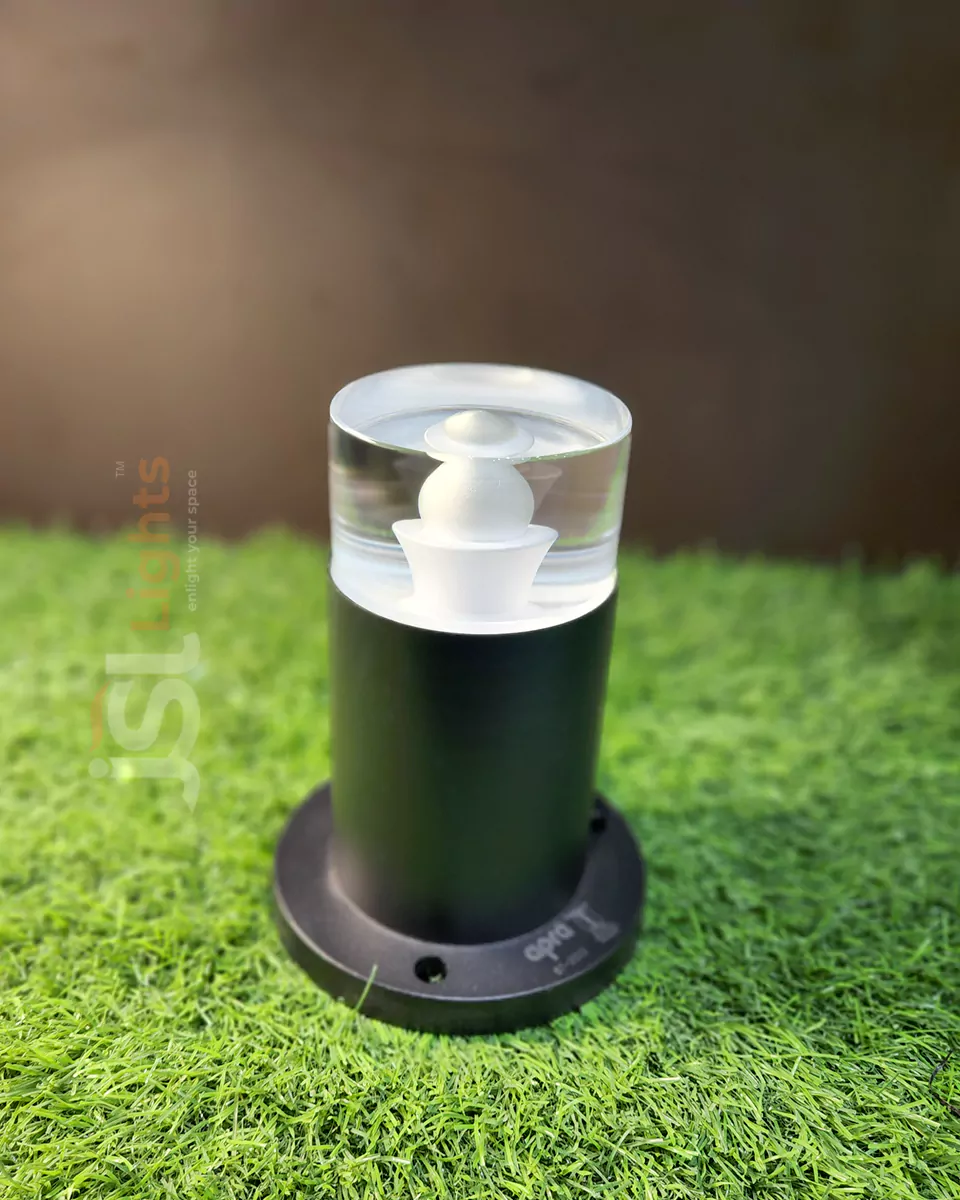 7" Apra Color Changing Gate Light 1038 for Outdoor Pillars 5W Gate Lamp Aluminium Body 3CCT Pillar Post Light off