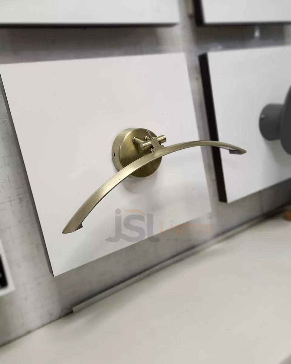 6W LX Antique Brass 876 Curve Mirror Light Bathroom Wash Basin light Aluminium Body Picture Light