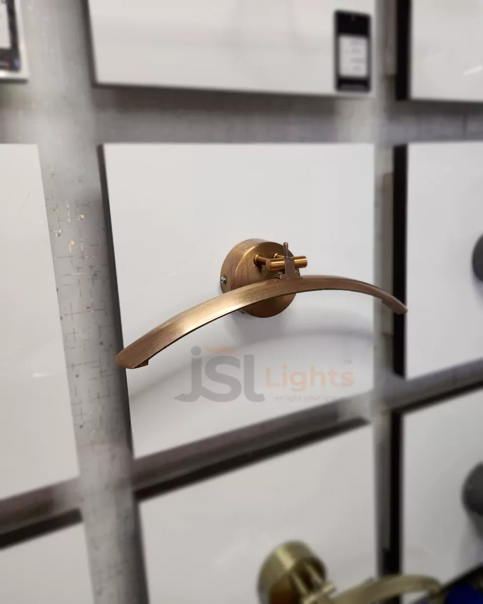 6W LX Copper 876 Curve Mirror Light Bathroom Wash Basin light Aluminium Body Picture Light