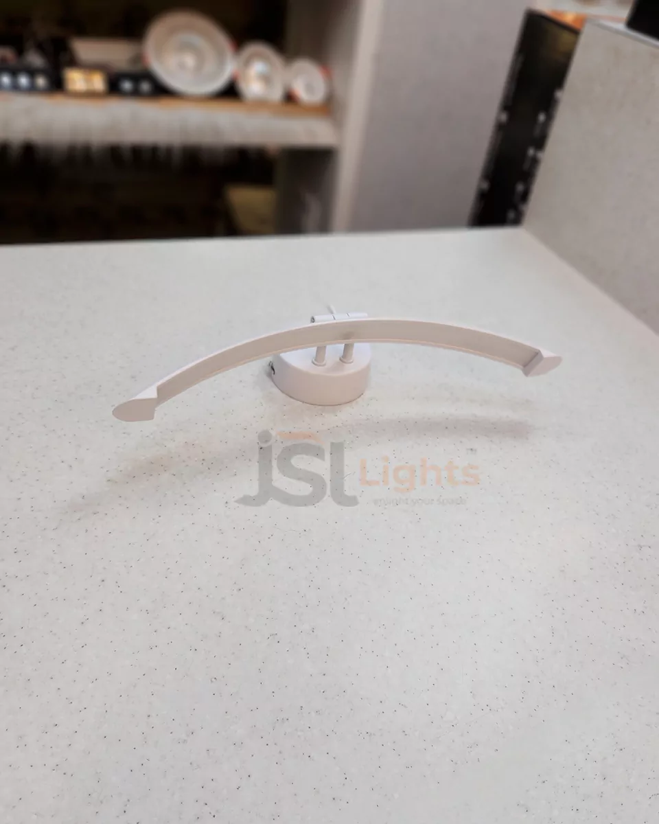 6W LX White 876 Curve Mirror Light Bathroom Wash Basin light Aluminium Body Picture Light