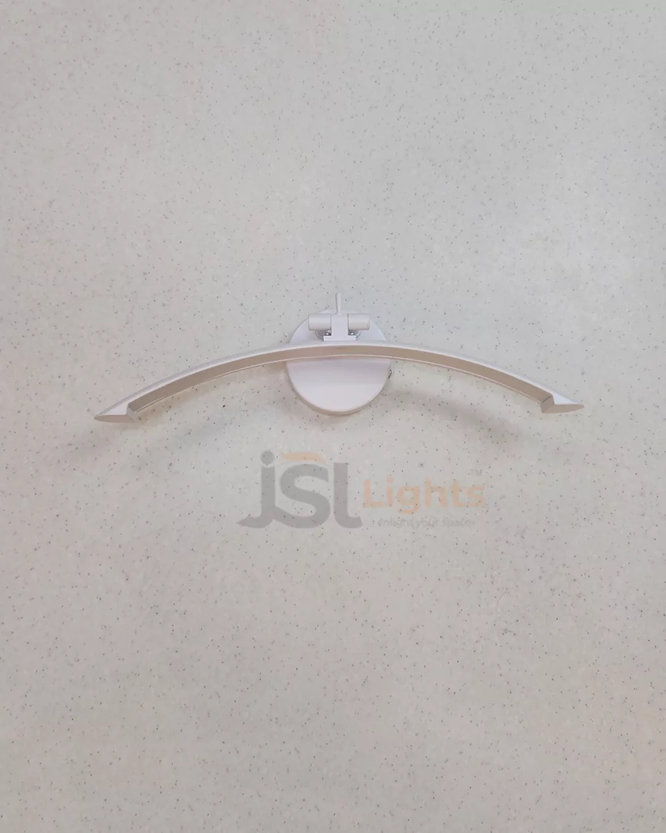 6W LX White 876 Curve Mirror Light Bathroom Wash Basin light Aluminium Body Picture Light