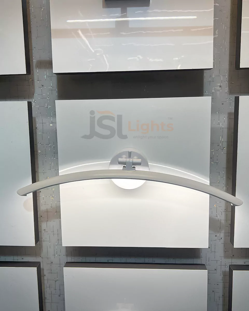 6W LX White 876 Curve Mirror Light Bathroom Wash Basin light Aluminium Body Picture Light