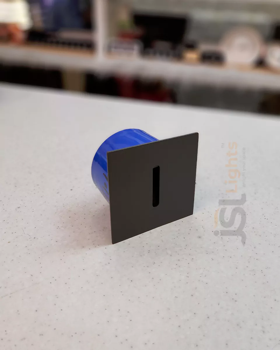 6W Apra 8401 Square Foot Light Black and Blue Aluminium Body Weather Proof Stair Step Light IP54