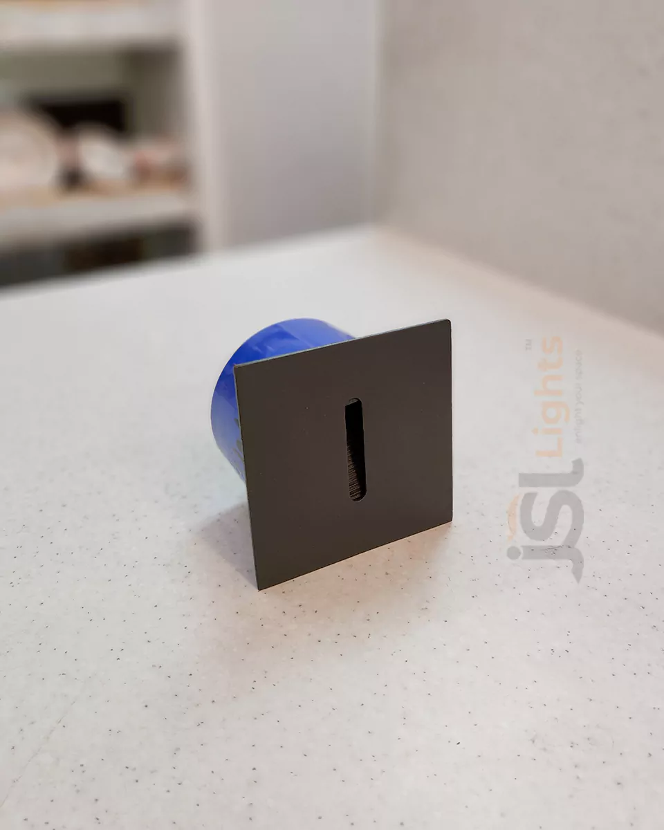 6W Apra 8401 Square Foot Light Black and Blue Aluminium Body Weather Proof Stair Step Light IP54