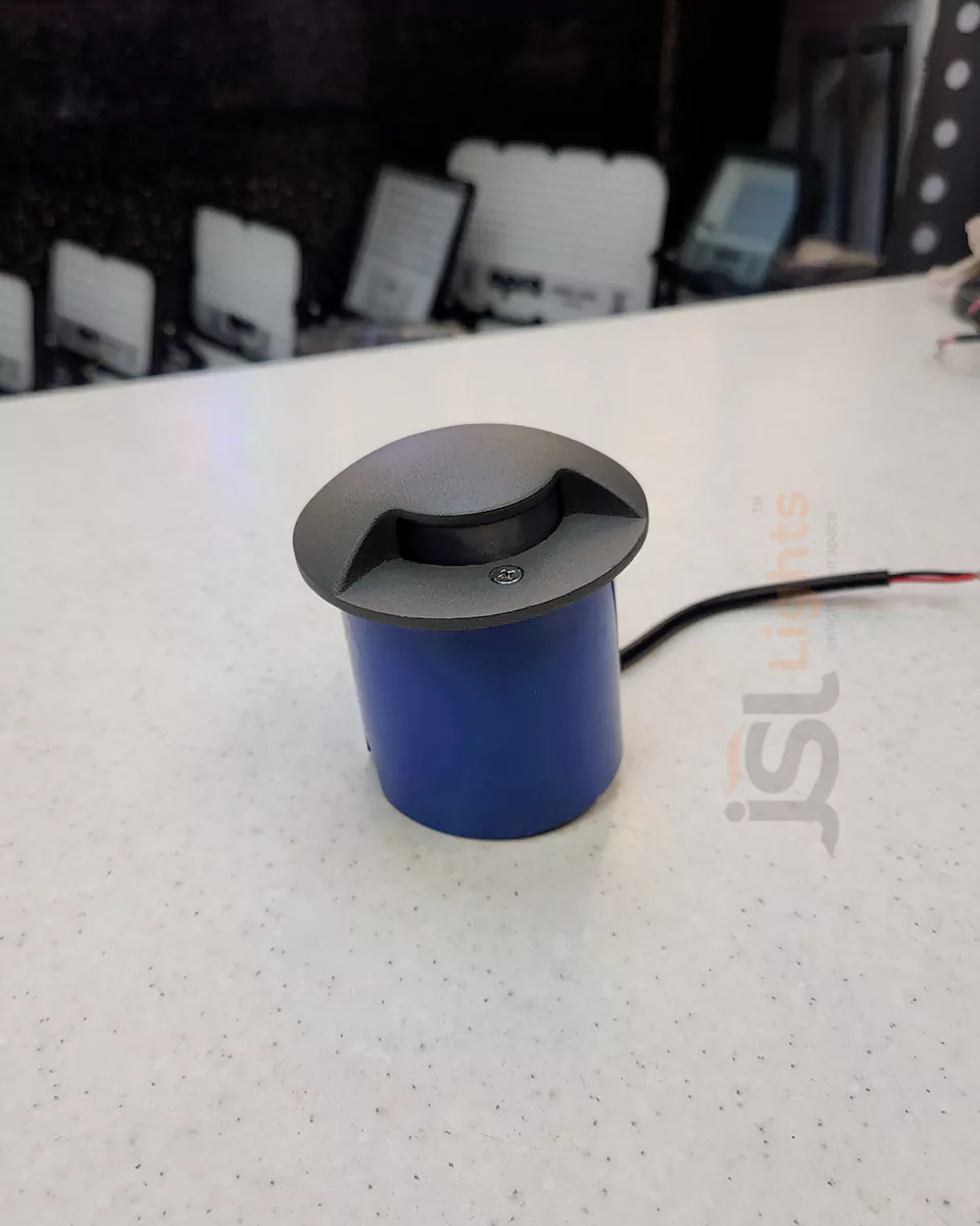 Apra 1W Blue Garden Foot Light 1 Way Ground Burial Light Aluminium Body