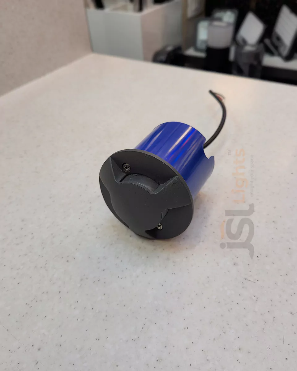 Apra 3 Way Blue Garden Foot Light 4050 - 3 Watt Ground Burial Light Aluminium Body