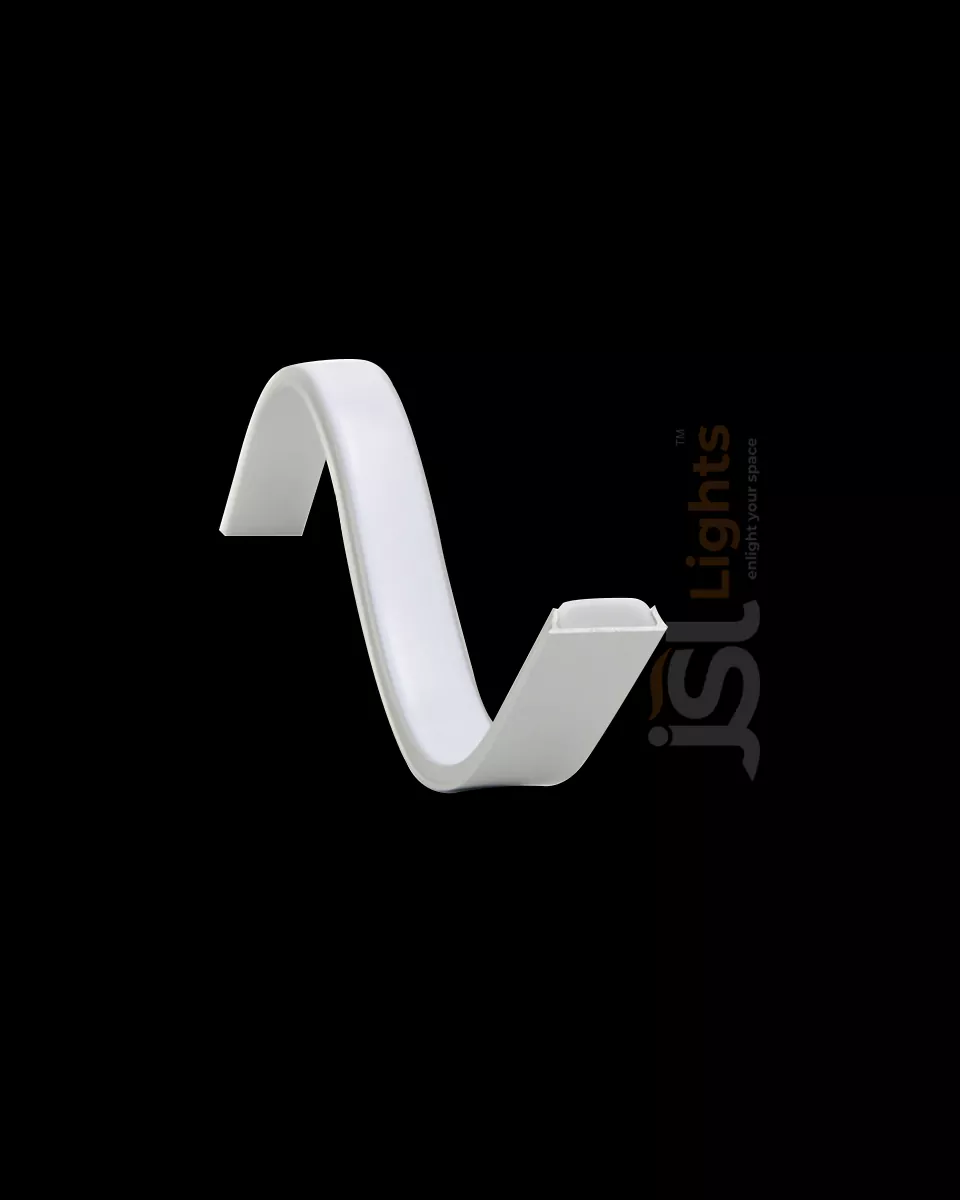18mm Bendable Flexible Aluminium Profile Channel 1806 Flexible Surface Mounted Channel with diffuser for LED Strip Light