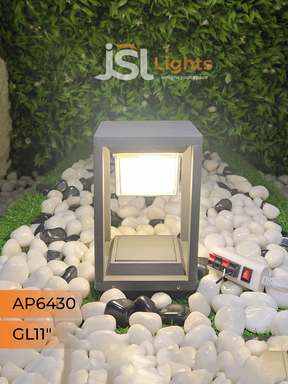 AP 6430 Outdoor Garden Gate Light 11" Waterproof Pathway Light with 12w LED