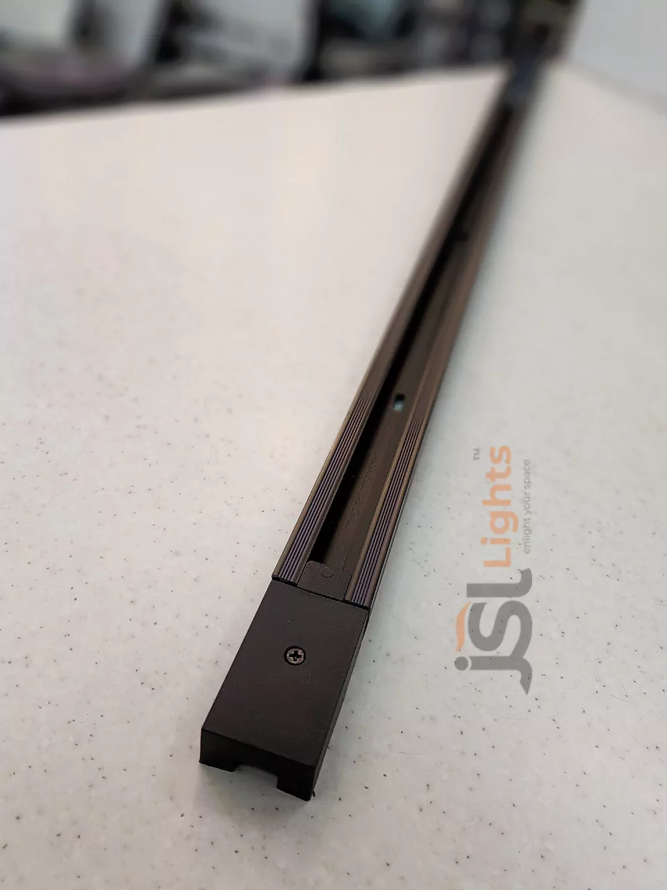 1 Meter Black Aluminium Ceiling Track Channel for Track Lighting Focus Light Track Channel (Spotlight Track Rail)