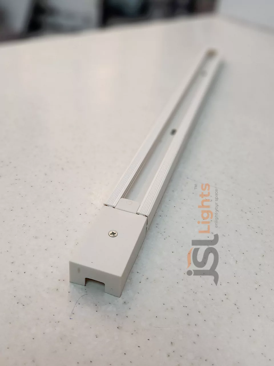 White Aluminium Track Channel for Track Lighting (Track Light Rail)