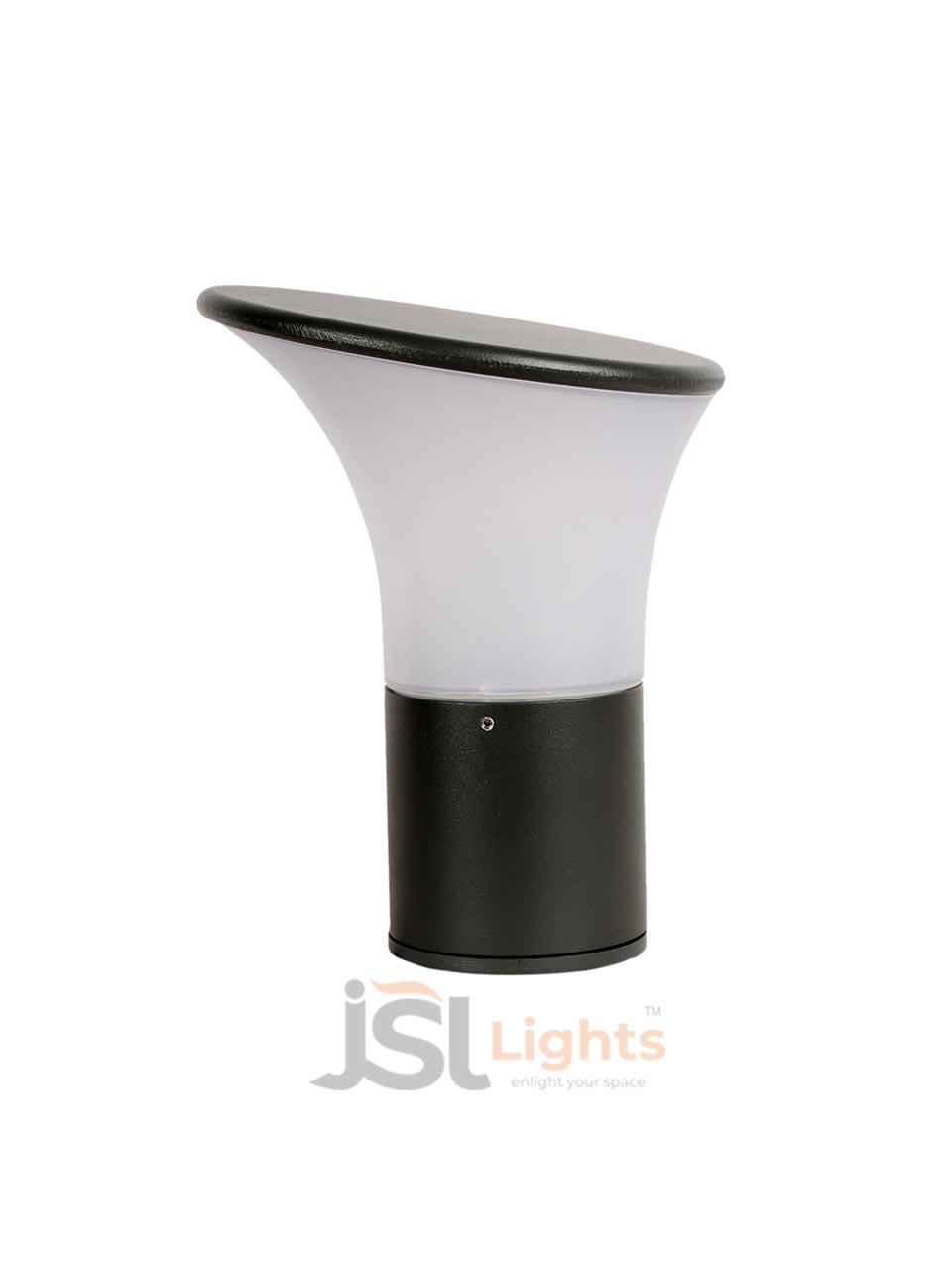 10" Oppo Round Outdoor LED Gate Light AP7299 Pillar Post Light with B22 Holder Aluminium Body with PC Diffuser IP65 Gate Lamp