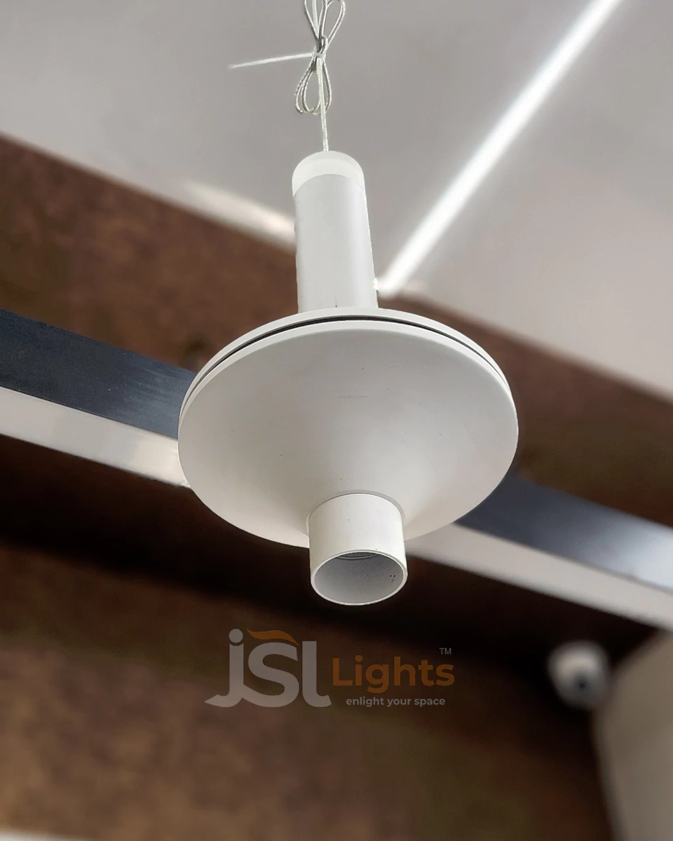 8W LX 481 White Fancy Hanging Lights for Home Ceiling Pendant Light with 3000K LED Color