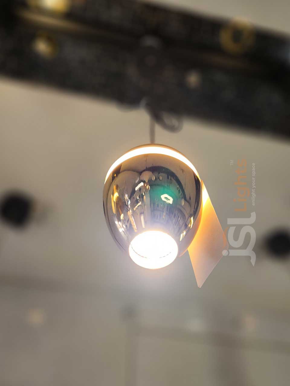 8W LX 5009 French Gold Fancy Hanging Lights for Home Ceiling Pendant Light with 3000K LED Color