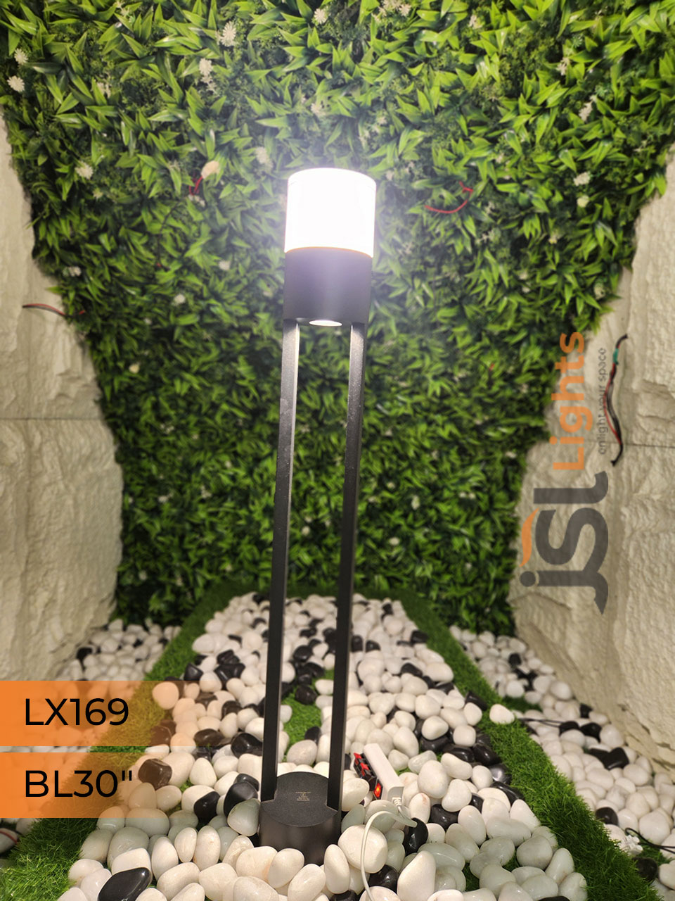 AP 169 Outdoor Garden Bollard Light 30" Waterproof Pathway Light with 12w LED