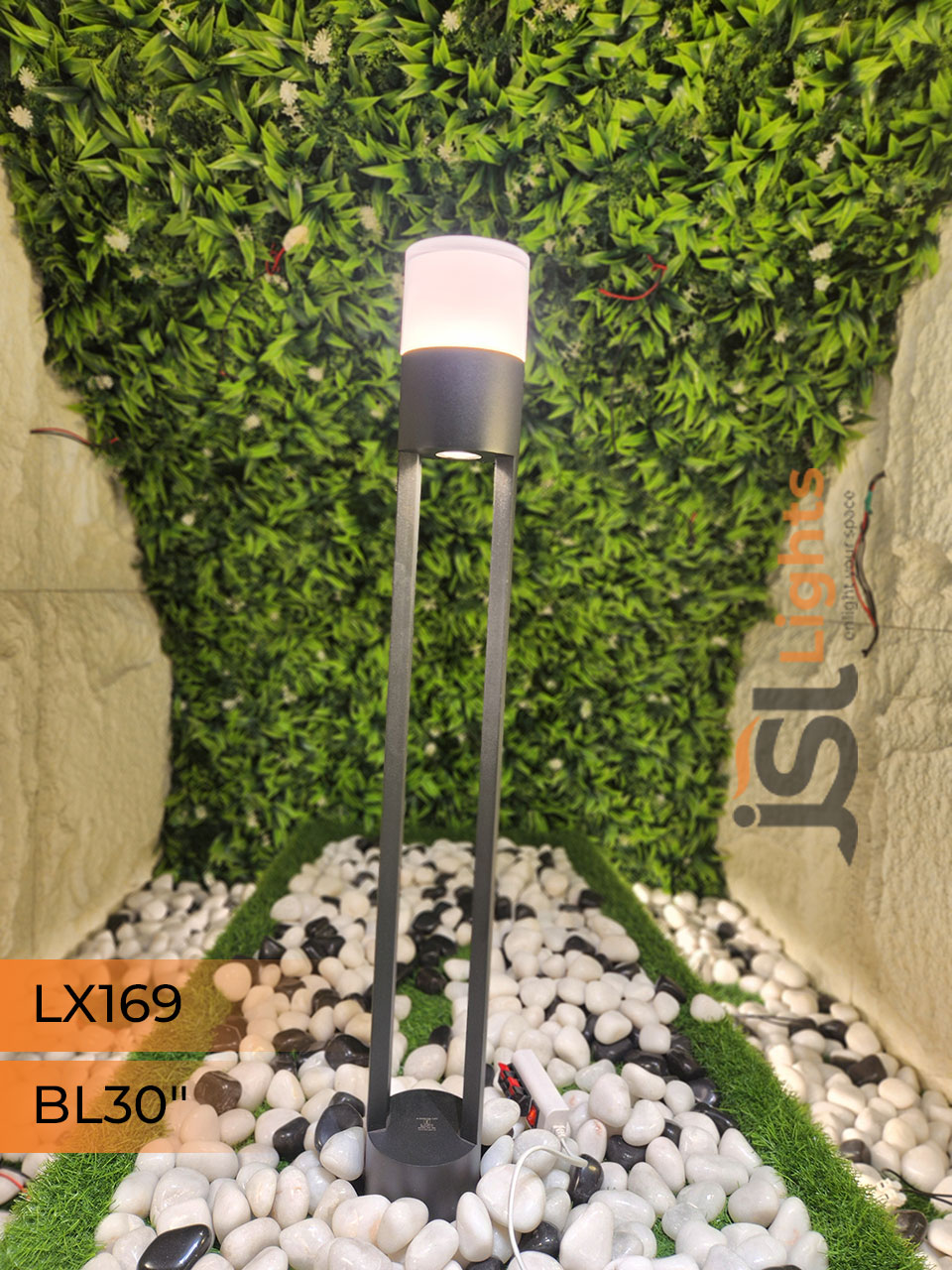AP 169 Outdoor Garden Bollard Light 30" Waterproof Pathway Light with 12w LED
