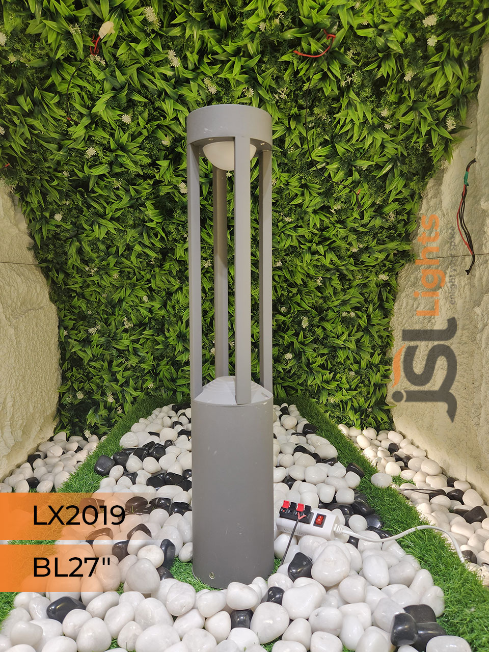 LX 2019 Outdoor Garden Bollard Light 27" Waterproof Pathway Light with 12w LED