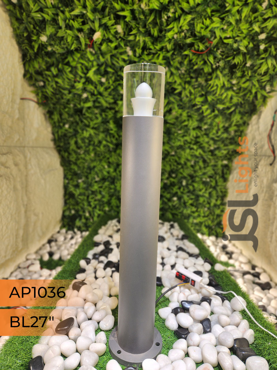 AP 1036 Outdoor Garden Bollard Light 27" Waterproof Pathway Light with 5W LED