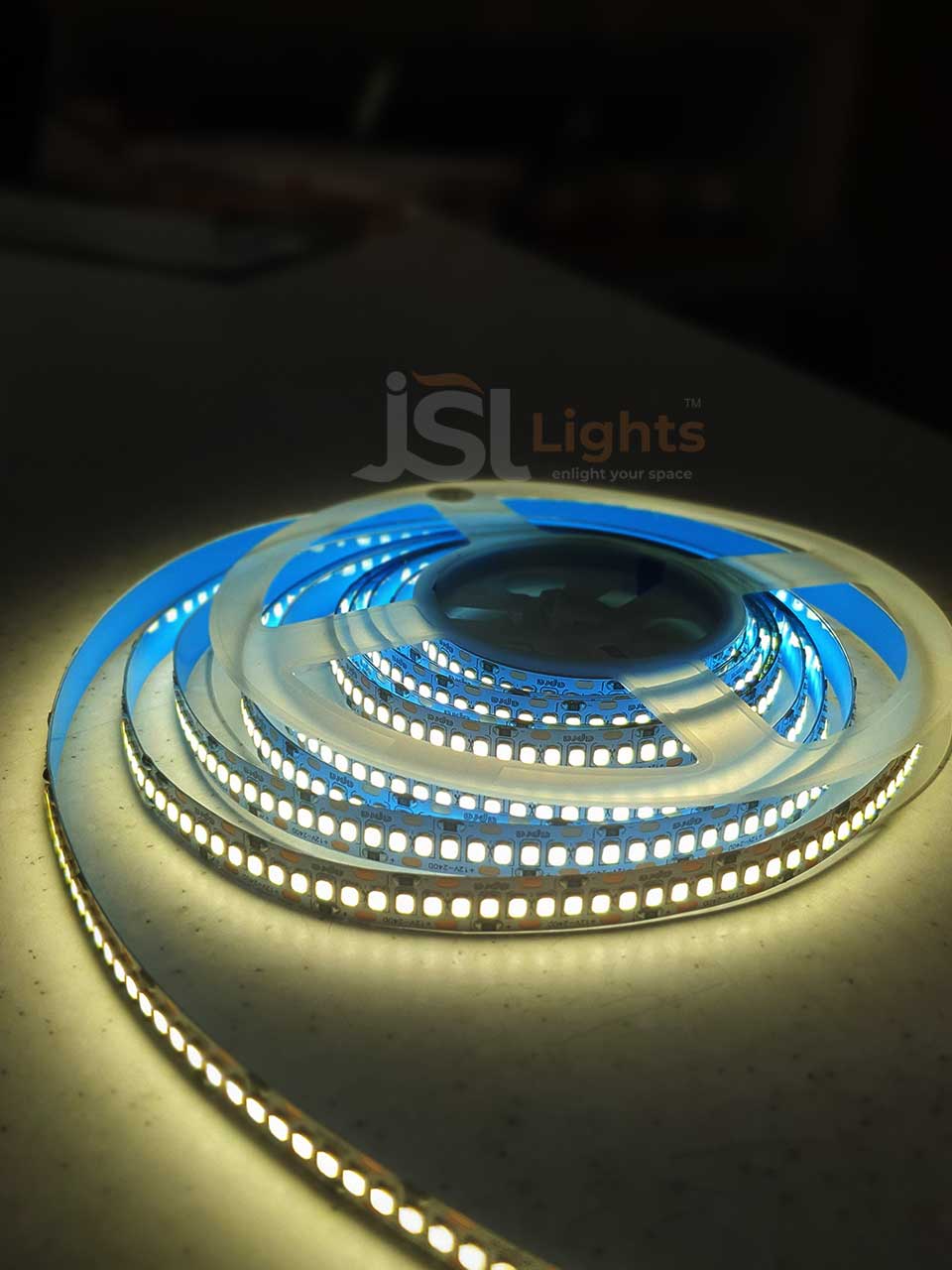 Ultra Premium Apra 240 LED Strip Light for Profile Lighting SMD 2835 IP20 High Brightness Profile Channel Copper LED Strip Light Ceiling Cove Light ON
