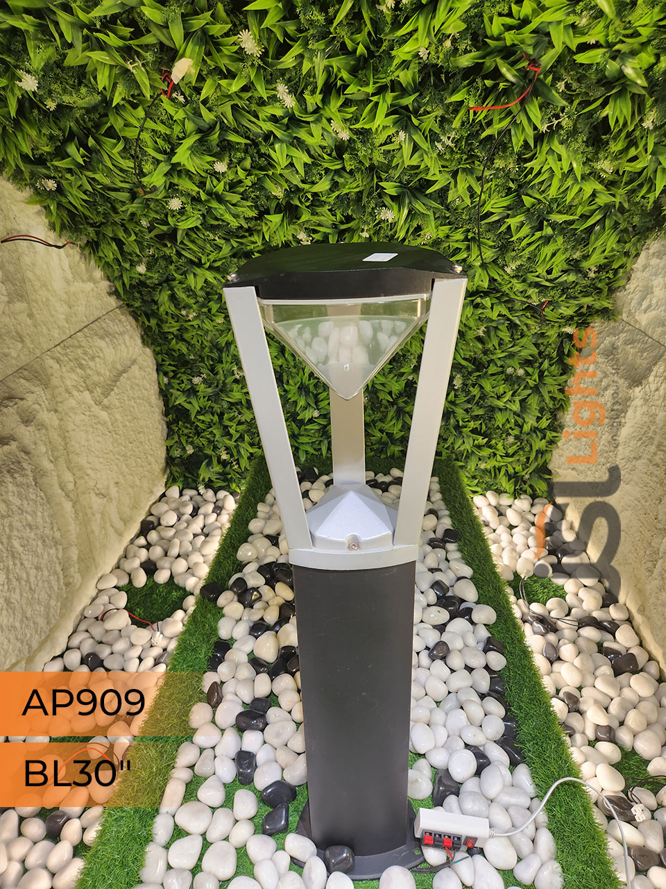 AP 909 Outdoor Garden Bollard Light 30" Waterproof Pathway Light with 12w LED
