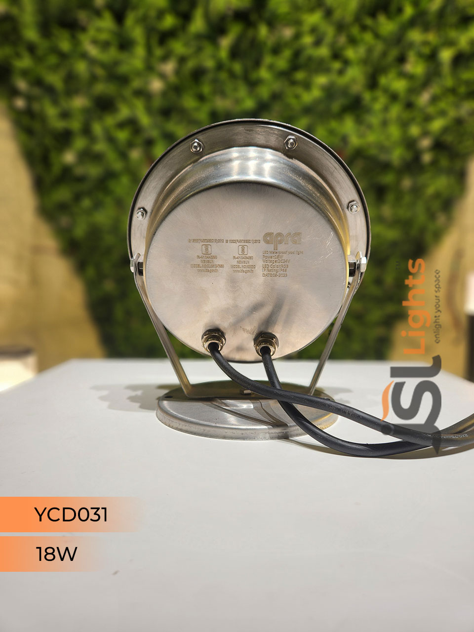 Apra 031 18W Underwater Light Swimming Pool LED Light Waterproof Light IP68 Light