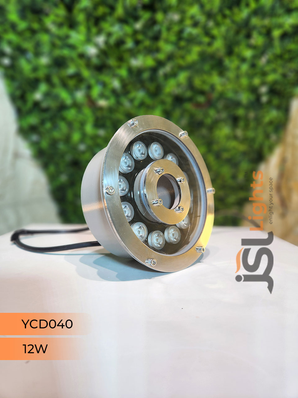 Apra 040 12W Underwater Nozzle Light Swimming Pool LED Light Waterproof Light IP68 Light