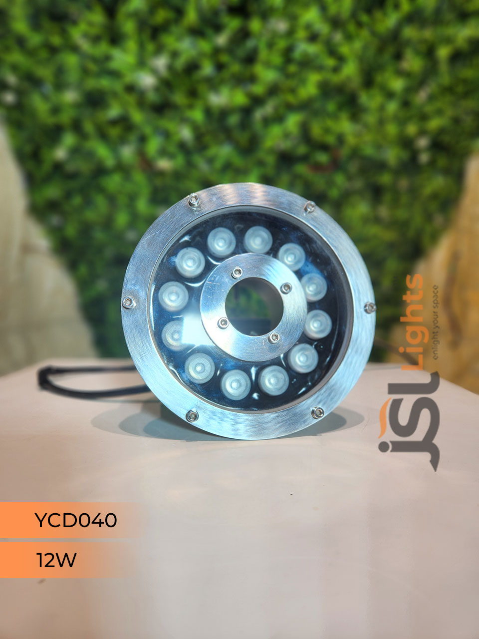 Apra 040 12W Underwater Nozzle Light Swimming Pool LED Light Waterproof Light IP68 Light