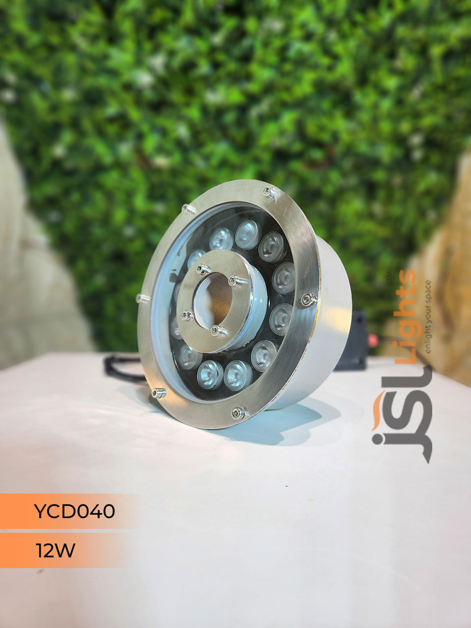 Apra 040 12W Underwater Nozzle Light Swimming Pool LED Light Waterproof Light IP68 Light
