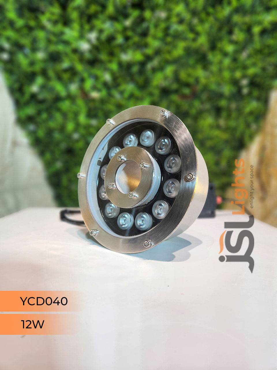Apra 040 12W Underwater Nozzle Light Swimming Pool LED Light Waterproof Light IP68 Light