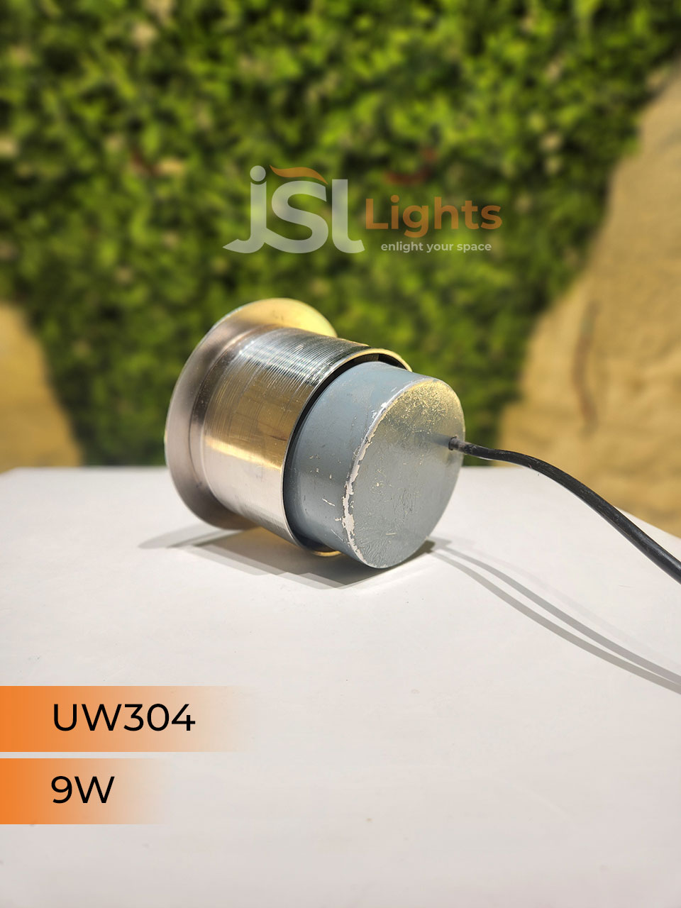 JSL 304-IND 9W Underwater Stainless Steel Light Waterproof Pathway Light Swimming Pool Light