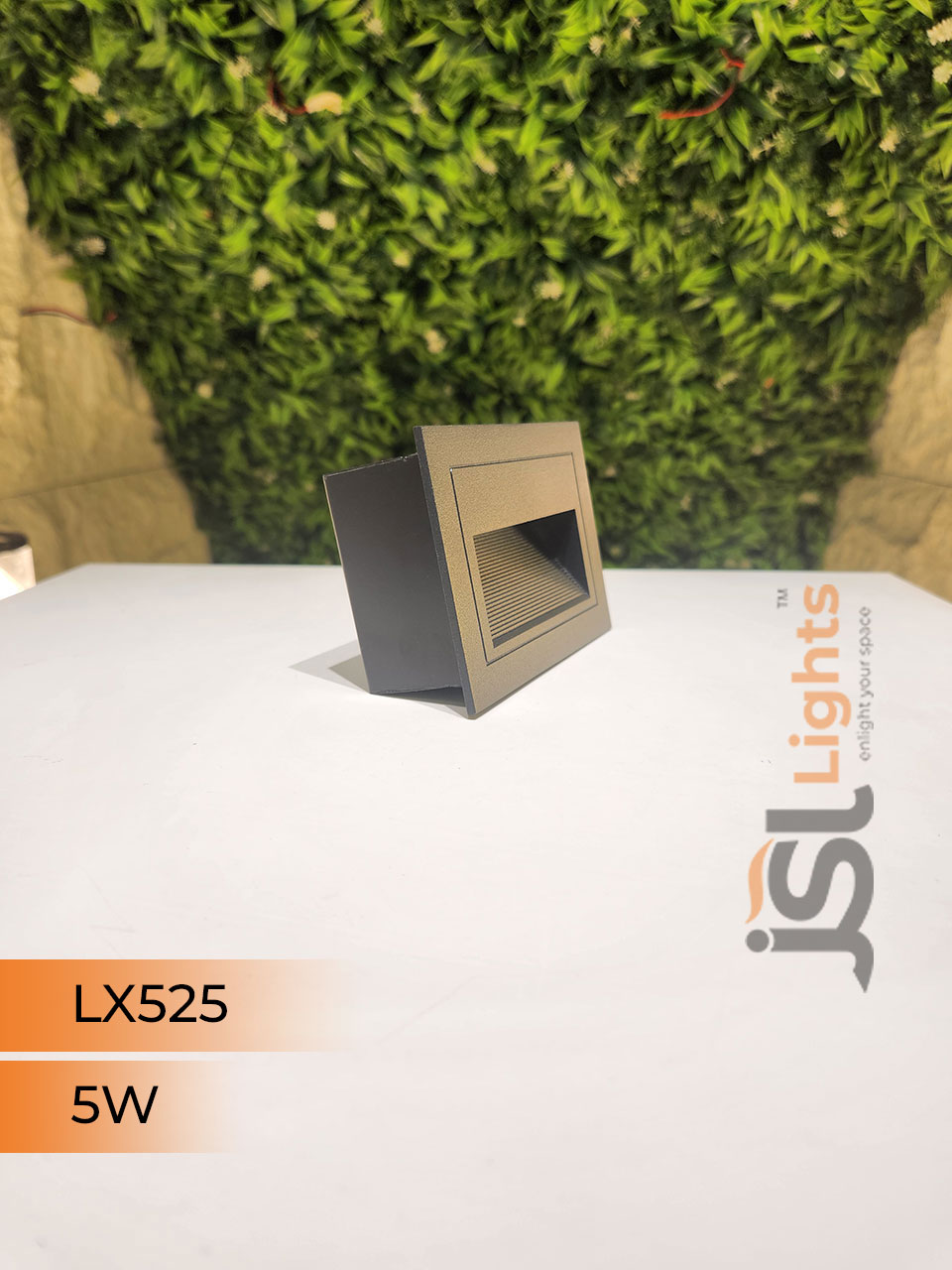 5W LX Black Rain Proof Outdoor Foot Light 525 Aluminium Body Stair Light Weather Proof Light IP54