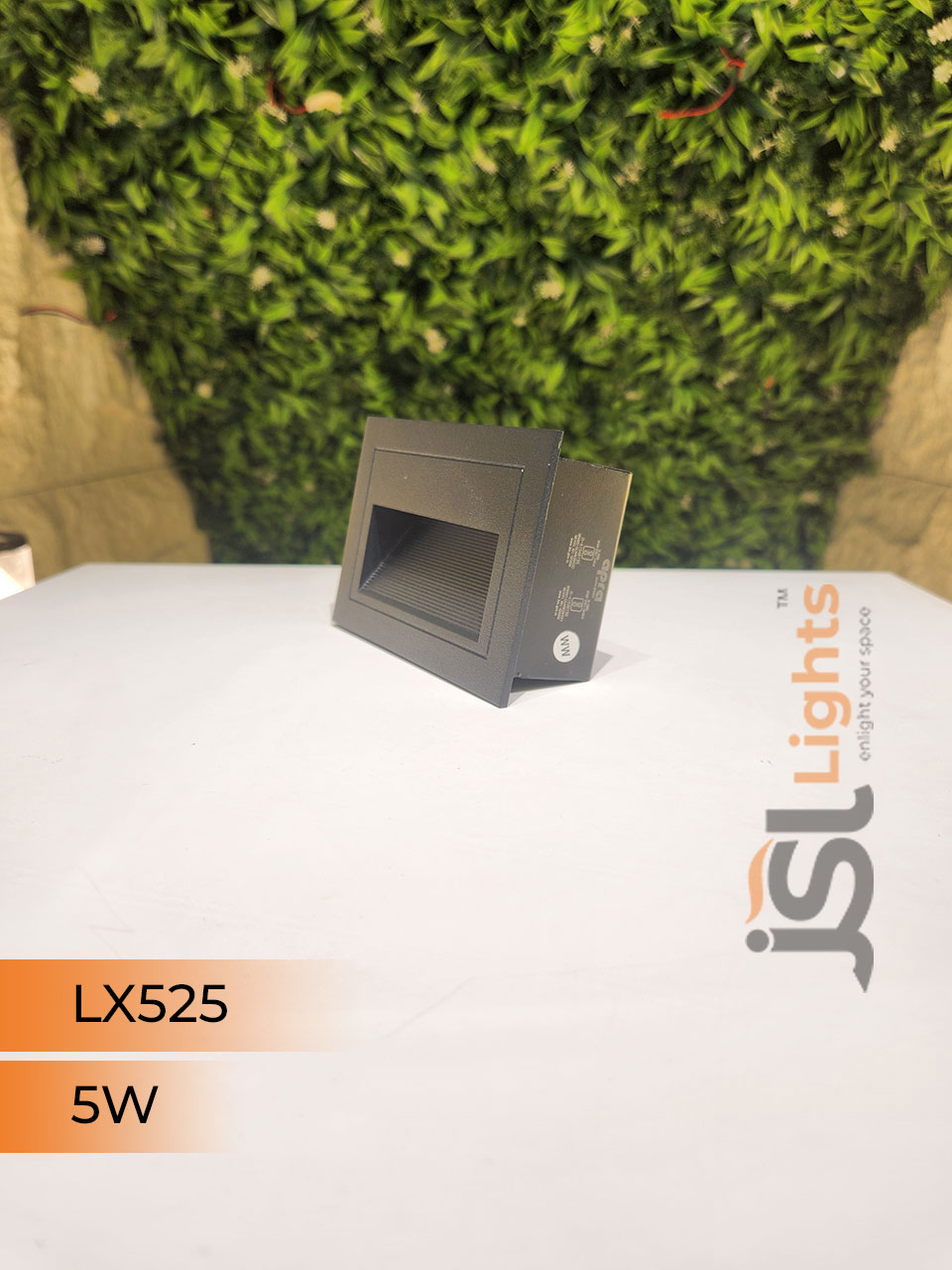 5W LX Black Rain Proof Outdoor Foot Light 525 Aluminium Body Stair Light Weather Proof Light IP54