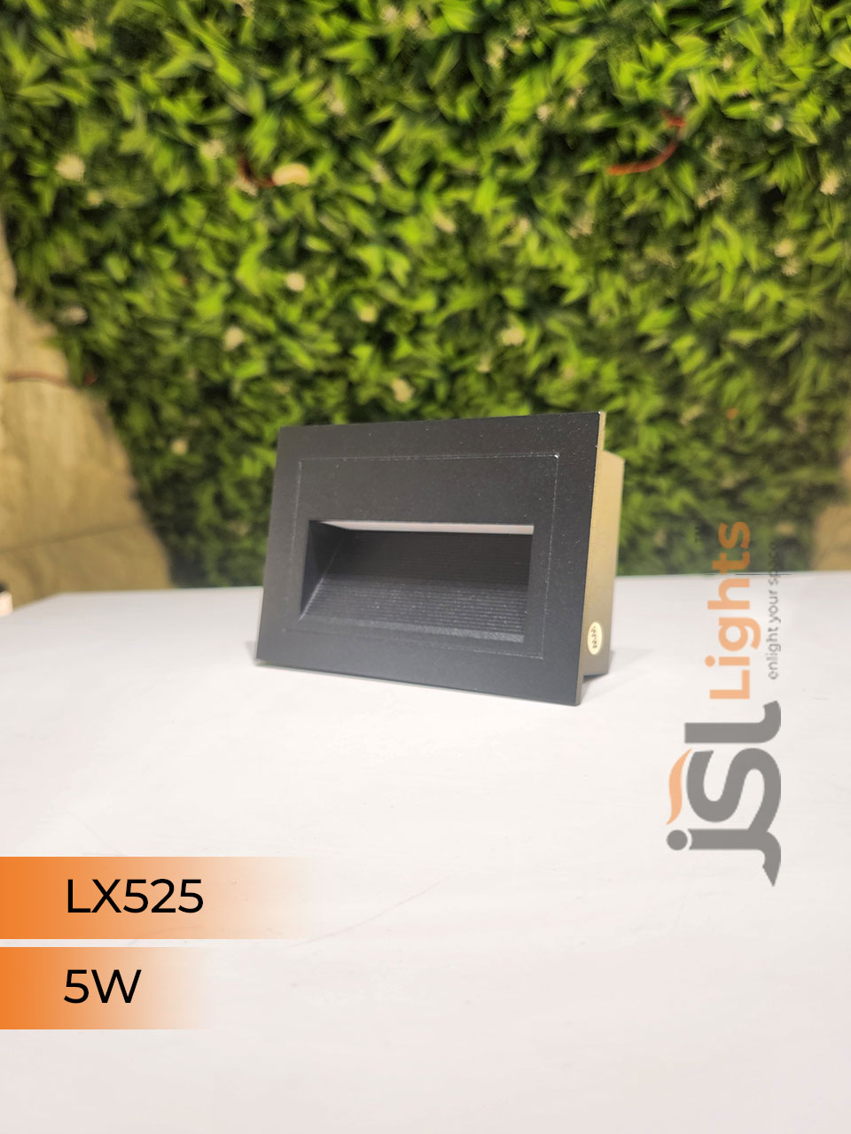 5W LX Black Rain Proof Outdoor Foot Light 525 Aluminium Body Stair Light Weather Proof Light IP54